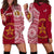 (Custom Personalised) Tonga Eua High School Hoodie Dress Class Of Year Tongan Ngatu Pattern LT14 Maroon - Polynesian Pride