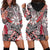 (Custom Personalised) Hawaii Hoodie DressTribal Plumeria With Polynesian Turtle Ver.03 LT14 Red - Polynesian Pride