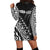 (Custom Personalised) Fiji Rugby Hoodie Dress Fijian Cibi Dance Tapa Pattern Black LT14 - Polynesian Pride