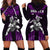 (Custom Personalised) Hawaii Hoodie Dress Hawaiian Warrior With Weapon Polynesian Ver.04 LT14 Purple - Polynesian Pride