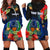 (Custom Personalised) Pohnpei State Hoodie Dress FSM Hibiscus Flowers Mix Polynesian LT14 Blue - Polynesian Pride