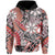 Custom Hawaii Hoodie Tribal Plumeria With Polynesian Turtle Ver.03 LT14 Pullover Hoodie Red - Polynesian Pride