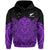 (Custom Text and Number) New Zealand Tiki Rugby Hoodie NZ Maori Koru Pattern Ver.04 LT14 Pullover Hoodie Purple - Polynesian Pride