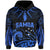 Custom Samoa Tatau Hoodie Blue Polynesian Ula Nifo LT13 Pullover Hoodie Blue - Polynesian Pride