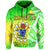 Custom Happy Mangaia Gospel Day Hoodie Cook Islands Coat of Arms Polynesian Pattern LT14 - Polynesian Pride