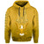 Custom Philippines Hoodie Sun Filipino Gold Barong LT13 Pullover Hoodie Gold - Polynesian Pride