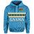 Custom Sanma Province Hoodie Vanuatu Pig Tusk Polynesian Flag Style LT14 Hoodie Blue - Polynesian Pride