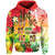 Custom Aloha Poly Fest Hoodie Polynesian Pattern With Tropical Flowers LT14 - Polynesian Pride