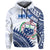 HRPP Samoa Hoodie Samoan Coat of Arms Polynesian Pattern LT14 Pullover Hoodie White - Polynesian Pride