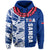 (Custom Text and Number) Toa Samoa Rugby Hoodie Siamupini Ula Fala Blue LT13 - Polynesian Pride