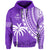 (Custom Text and Number) Fiji Rugby Sevens Hoodie Fijian 7s Tapa Polynesian Purple LT13 - Polynesian Pride