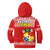 Tonga Rugby Hoodie KID Mate Maa Tonga Pacific Ngatu White LT14 - Polynesian Pride