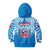 Samoa Rugby Hoodie KID Toa Samoa Polynesian Pacific Blue Version LT14 Zip Hoodie Blue - Polynesian Pride