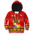 Tonga Christmas Hoodie KID Tongan Ngatu Kilisimasi Fiefia LT14 Red - Polynesian Pride