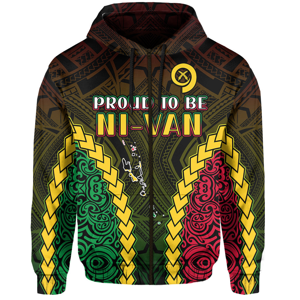 Vanuatu Indigenous Hoodie Proud To Be Ni Vanuatu Polynesian Pattern LT13 - Polynesian Pride