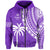 Fiji Rugby Sevens Hoodie Fijian 7s Tapa Polynesian Purple LT13 - Polynesian Pride