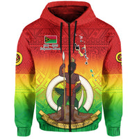Custom Vanuatu Independence Day Hoodie 42nd Anniversary Yumi Yumi Yumi LT13 - Polynesian Pride