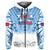 Samoa Rugby Hoodie Toa Samoa Polynesian Pacific White Version LT14 - Polynesian Pride