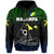 Malampa Province Hoodie Native Canoe Mix Vanuatu Pig Tusk Black Version LT14 Zip Hoodie Black - Polynesian Pride