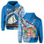 Custom Fiji Hoodie Fijian Drua Mix Tagimaucia Flower Blue Style LT14 - Polynesian Pride