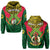 Custom Vanuatu Rugby Hoodie Coat of Arms Polynesian Pattern LT14 Pullover Hoodie Green - Polynesian Pride