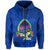 Custom Guam Hoodie Hafa Adai Latte Stone Proud Chamorro LT14 Zip Hoodie Blue - Polynesian Pride