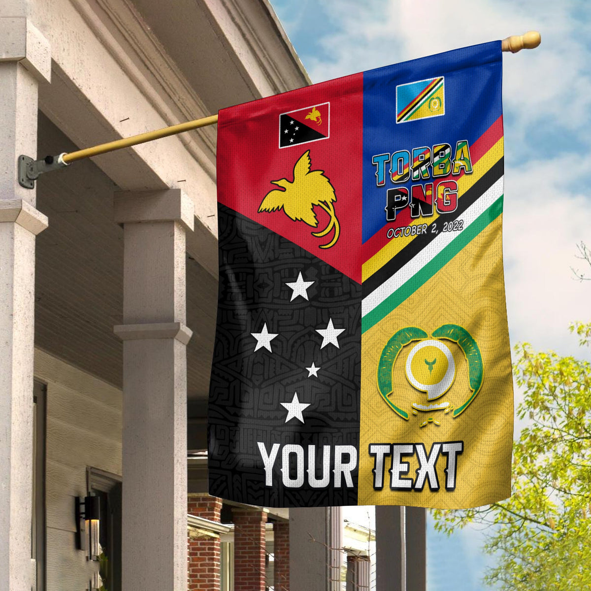 (Custom Personalised) Torba PNG Day Flag 2022 Simple Polynesia LT13 - Polynesian Pride