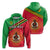 Custom Vanuatu Hoodie Pattern Sand Drawing LT13 Unisex Red - Polynesian Pride