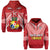 (Custom Text and Number) Tonga Rugby MMT Hoodie Ngatu Mate Maa Tonga Special LT13 Pullover Hoodie Red - Polynesian Pride