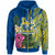 Hawaii Custom Hoodie Henry J. Kaiser High School Hawaiian Flowers Wing Patterns LT10 - Polynesian Pride