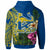 Hawaii Custom Hoodie Henry J. Kaiser High School Hawaiian Flowers Wing Patterns LT10 - Polynesian Pride