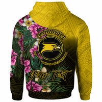 Hawaii Custom Hoodie Nanakuli High and Intermediate School Hawaiian Tropical Flowers LT10 - Polynesian Pride