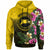 Hawaii Custom Hoodie Nanakuli High and Intermediate School Hawaiian Tropical Flowers LT10 Black - Polynesian Pride