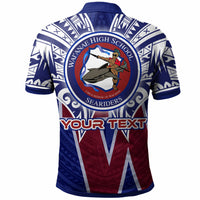 Hawaii Custom Polo Shirt Waianae High School Hawaiian Patterns LT10 - Polynesian Pride
