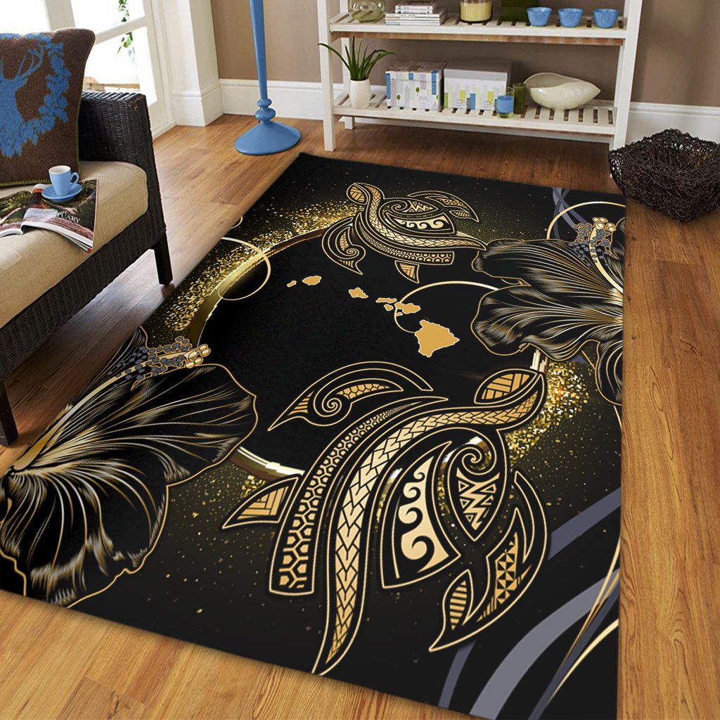 Hawaii Gold Galaxy Area Rug - Cato Style Gold - Polynesian Pride