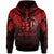 Hawaii Custom Hoodie Kahuku High and Intermediate School Logo LT10 Red - Polynesian Pride