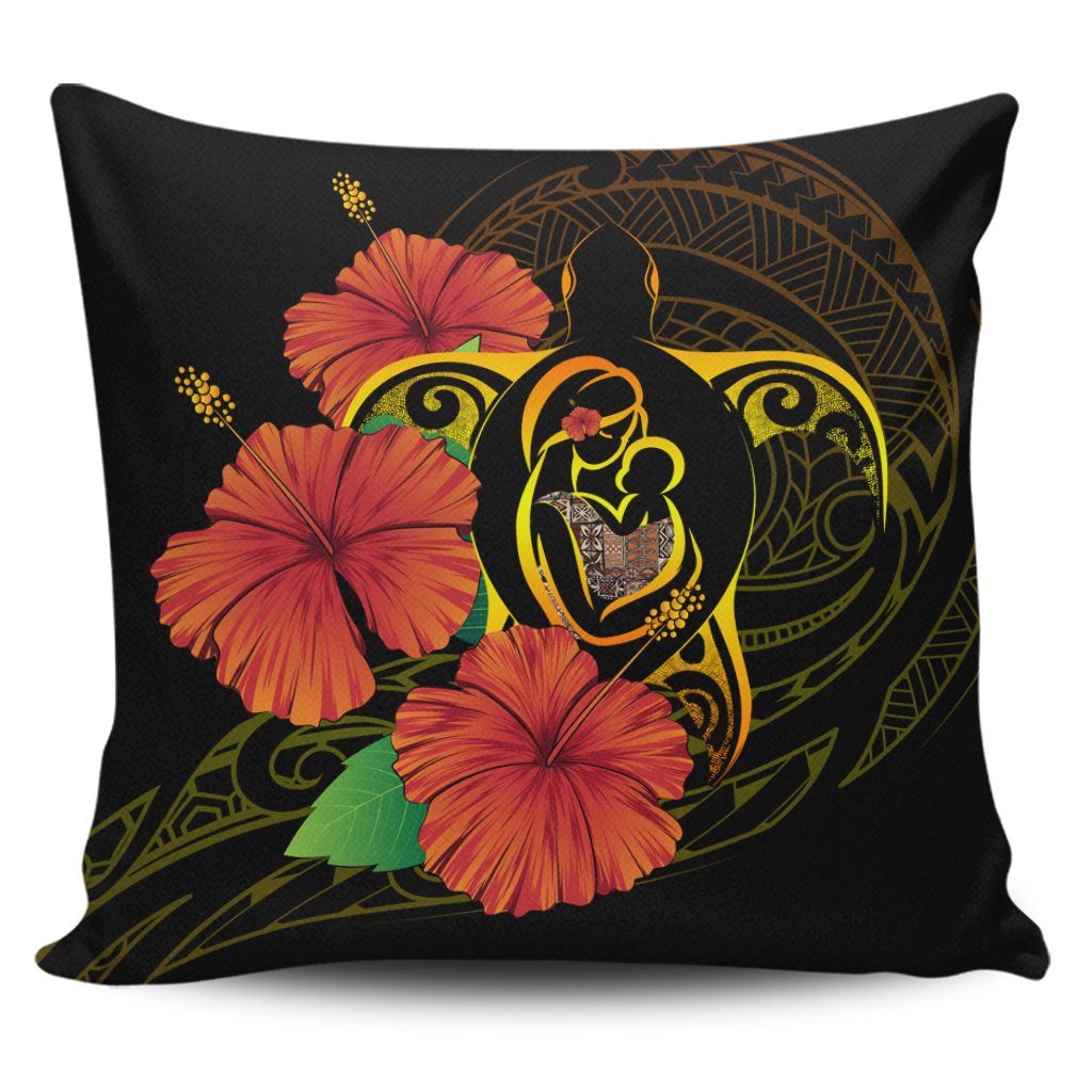 hawaiiPillow Covers - Hawaii Turtle Pillow Covers Mothers Day AH One Style Black - Polynesian Pride