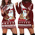 Tropical Christmas Tanned Santa Claus Hawaii Hoodie Dress LT7 - Polynesian Pride