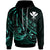 Hawaii Hoodie The Flow of The Ocean Unisex Green - Polynesian Pride