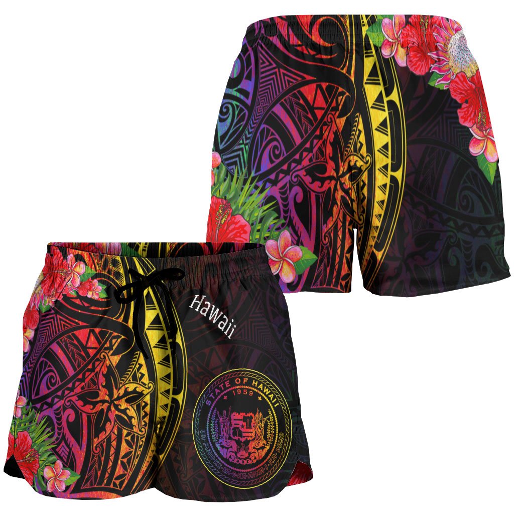 Hawaii Women's Shorts - Tropical Hippie Style - Polynesian Pride