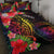 Hawaii Quilt Bed Set - Tropical Hippie Style Black - Polynesian Pride