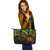 Hawaii Leather Tote - Reggae Color Cross Style - Polynesian Pride