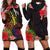 Hawaii Hoodie Dress - Tropical Hippie Style Black - Polynesian Pride