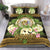 Hawaii Bedding Set - Polynesian Gold Patterns Collection Black - Polynesian Pride