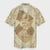 Hawaii Anchor Hibiscus Flower Vintage Hawaiian Shirt - AH - Beige Unisex Black - Polynesian Pride