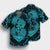 Hawaii Anchor Hibiscus Flower Vintage Hawaiian Shirt - AH - Blue - Polynesian Pride