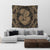 Hawaii Anchor Hibiscus Flower Vintage Tapestry - AH - Gold - Polynesian Pride