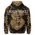 Custom Hawaii Anchor Hibiscus Flower Vintage Hoodie Gold - Polynesian Pride