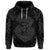 Custom Hawaii Anchor Hibiscus Flower Vintage Hoodie Grey - Polynesian Pride