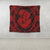 Hawaii Anchor Hibiscus Flower Vintage Tapestry - AH - Red - Polynesian Pride